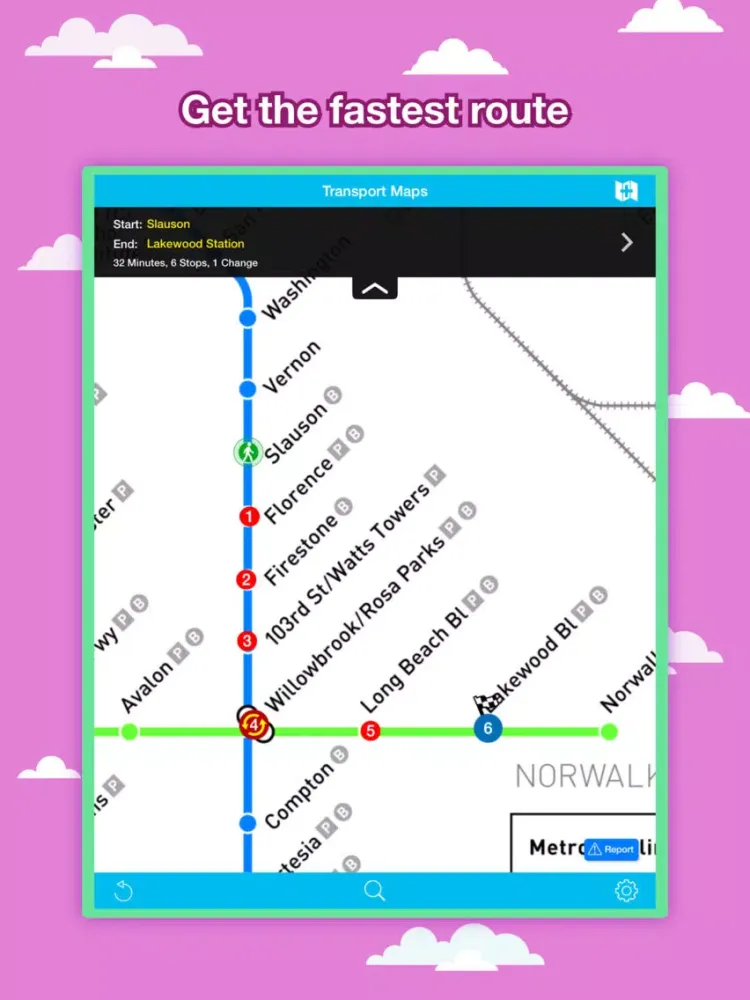 Los Angeles City Maps - Discover LAX MRT & Guides iPad  Screenshots