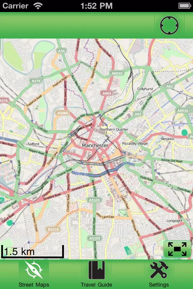 Captures d'écran de Manchester Offline Street Map