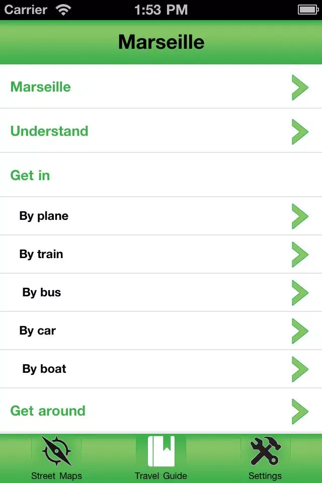 Скриншоты Marseille Offline Street Map