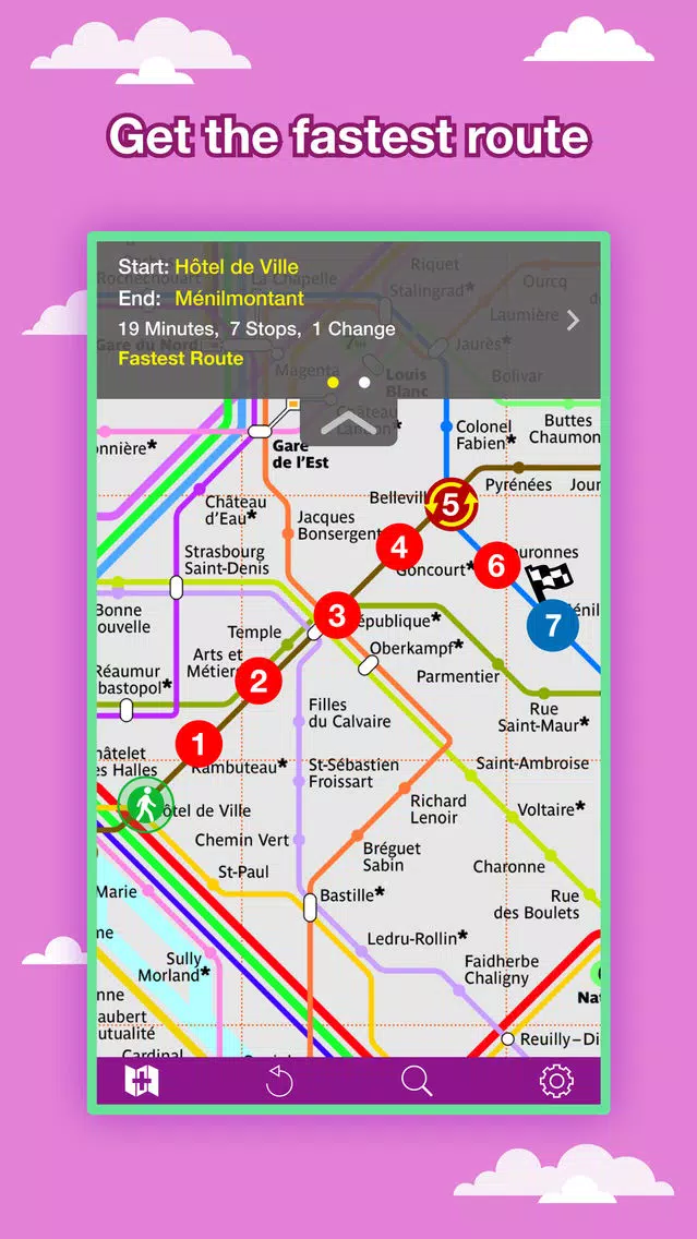 Captures d'écran de Paris City Maps - Discover PAR with Metro & Bus