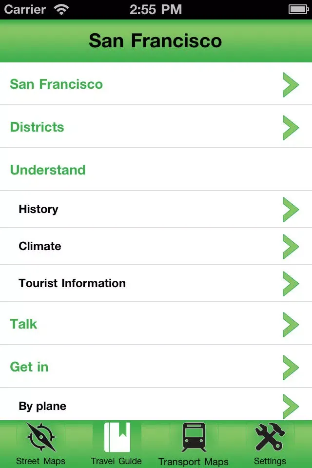 San Francisco Offline Street Map应用截图