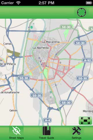 Seville Offline Street Map Screenshots