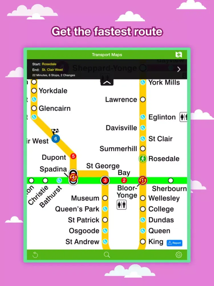 Tangkapan skrin Toronto City Maps - Discover YTO with MTR, Guides iPad 