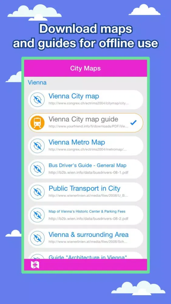Zrzuty ekranu Vienna City Maps - Discover VIE with MRT,Bus,Guide