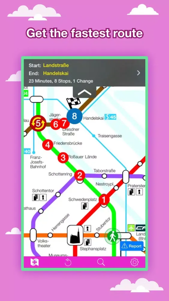 Zrzuty ekranu Vienna City Maps - Discover VIE with MRT,Bus,Guide