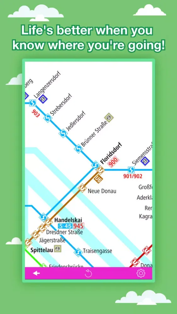 Zrzuty ekranu Vienna City Maps - Discover VIE with MRT,Bus,Guide