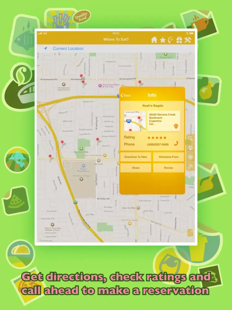 Screenshot di Where To Eat? PRO - Find restaurants using GPS. iPad 