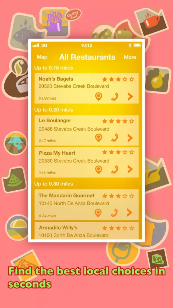 Screenshot di Where To Eat? PRO - Find restaurants using GPS.