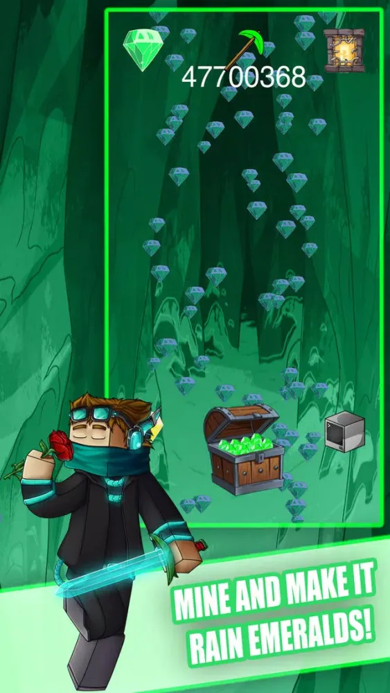 Emerald Billionaire - Craft Pocket Edition Free Mining Tycoon Clicker Game Screenshots