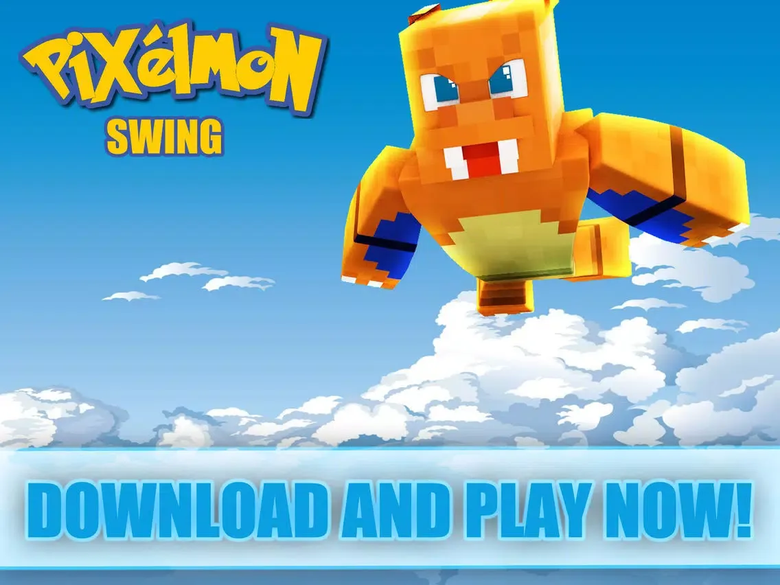 ภาพหน้าจอของ Pixelmon Swing - Poke Rope and Fly Escape Go Adventure Free Game iPad 