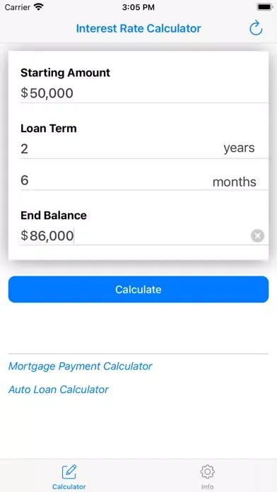 تصاویر Interest Rate Calculator - IR