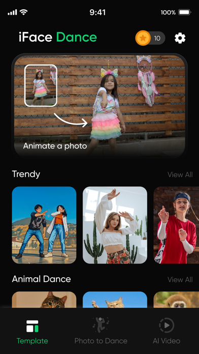 iFaceDance : AI Image Animator سکرین شاٹس