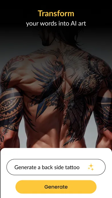 AI Tattoo Art : Ink Draw 스크린샷