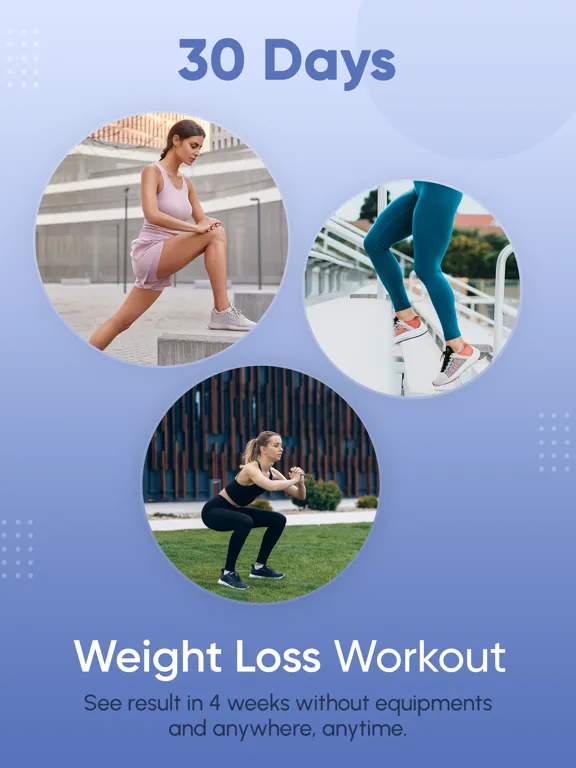 30 Days Weight Loss Workout iPad  스크린샷
