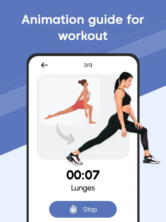 30 Days Weight Loss Workout iPad  스크린샷