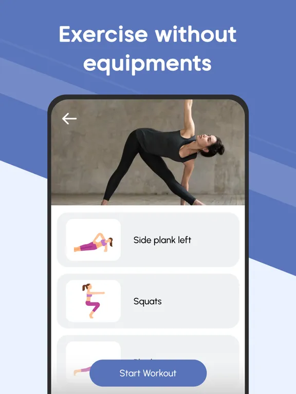 30 Days Weight Loss Workout iPad  스크린샷