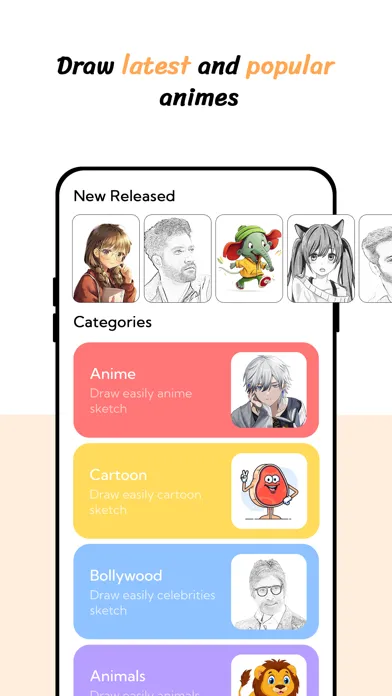 Learn How to Draw Anime Sketch Screenshots