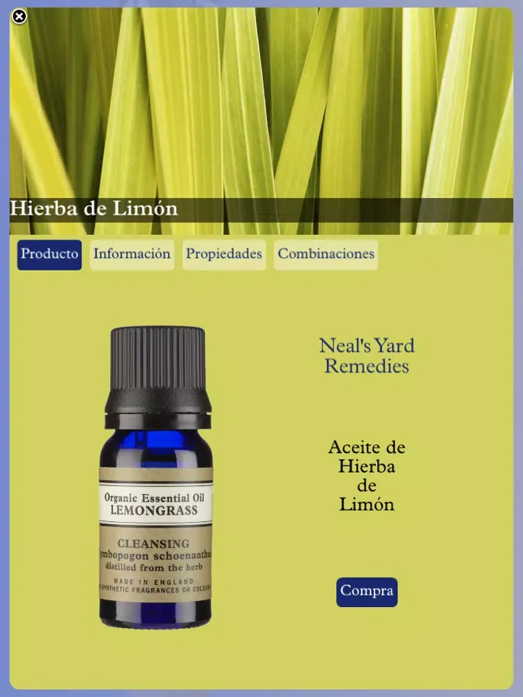 Screenshot di Organic Aroma iPad 