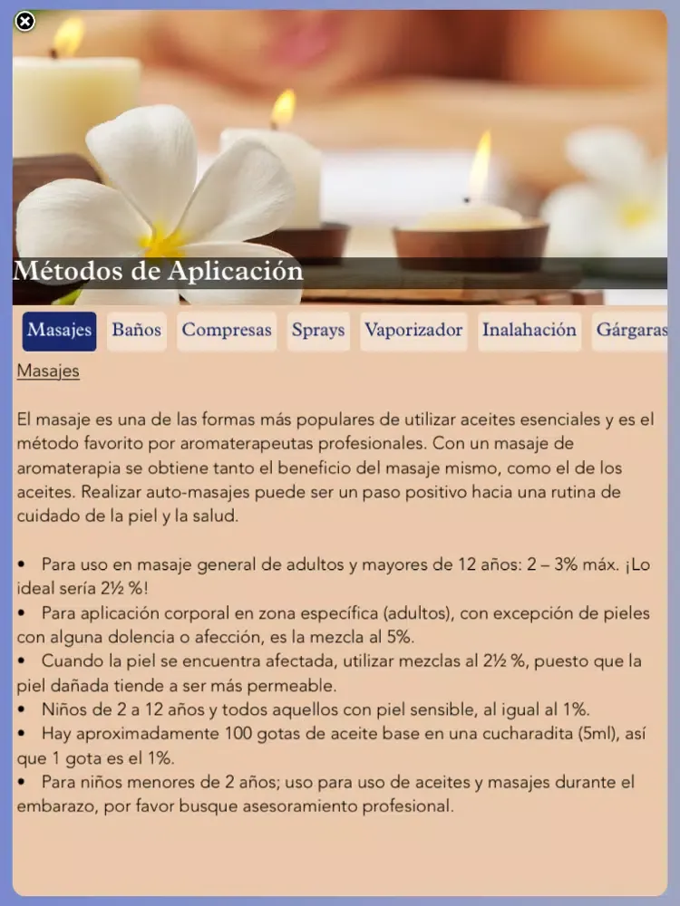 Screenshot di Organic Aroma iPad 