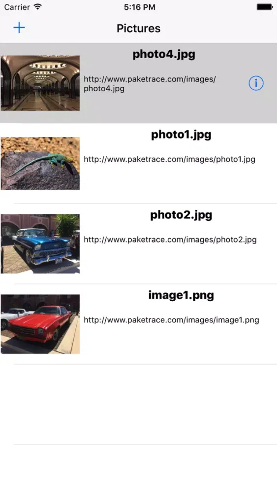 pushMyPics Screenshots