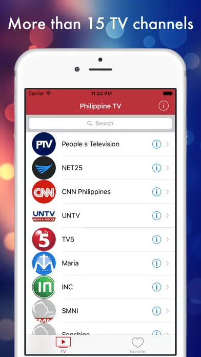 ภาพหน้าจอของ Philippine TV - Philippine television online