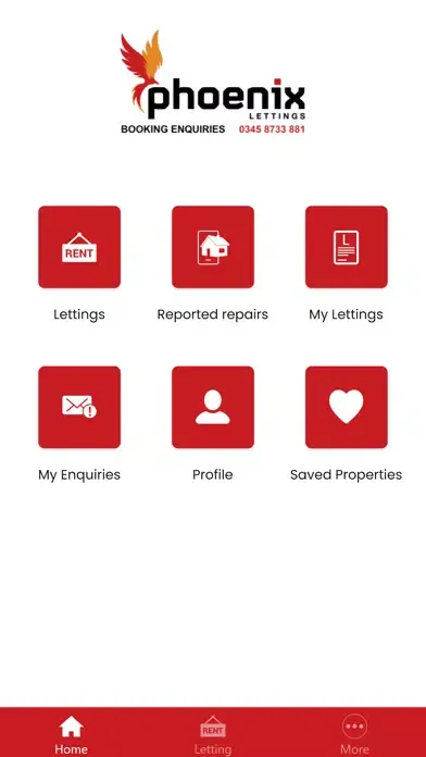 Tangkapan skrin Phoenix Lettings