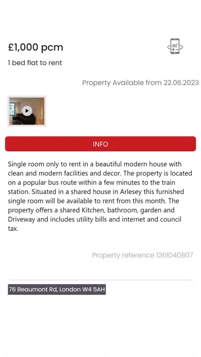 Tangkapan skrin Phoenix Lettings