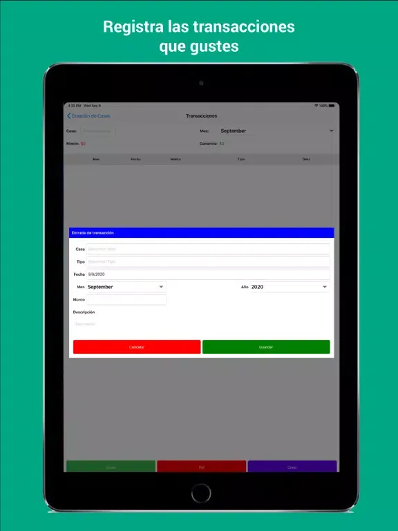 Ảnh chụp màn hình của House Keeper iPad 