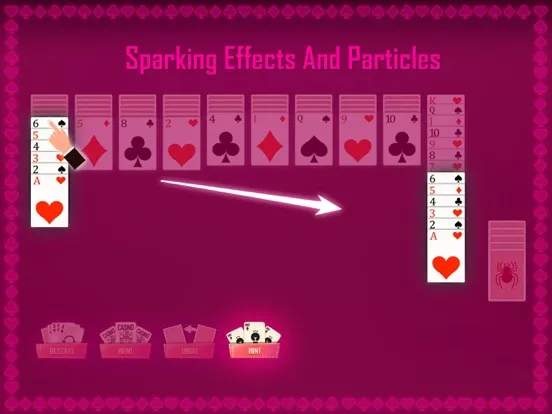Spider Solitaire - A Card Game iPad  Screenshots