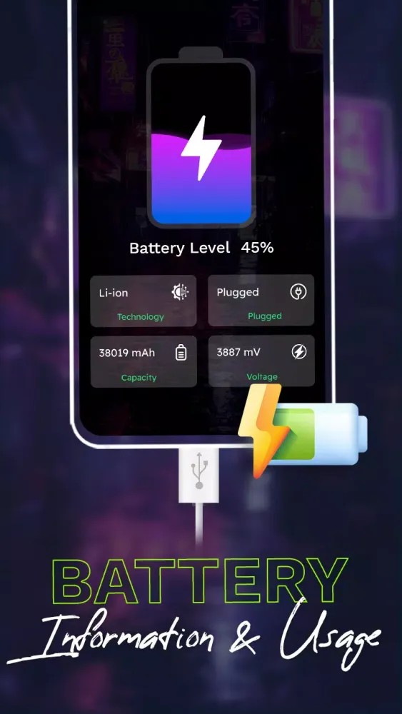 Скриншоты Battery Charging Animation 3D