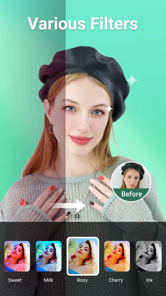 Beauty Camera - Sweet Camera スクリーンショット