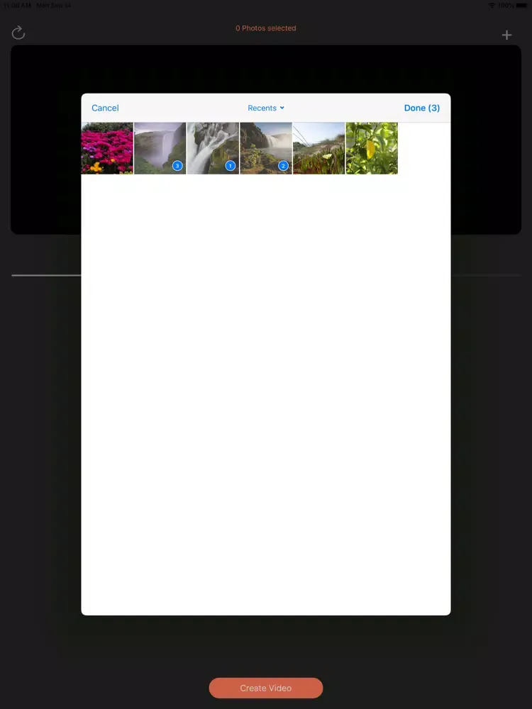 ภาพหน้าจอของ Trix - Slideshow Video Creator iPad 