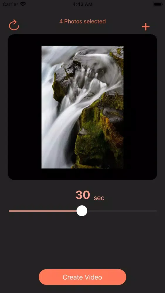 ภาพหน้าจอของ Trix - Slideshow Video Creator