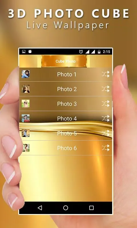 3D Cube Live Wallpaper Screenshots