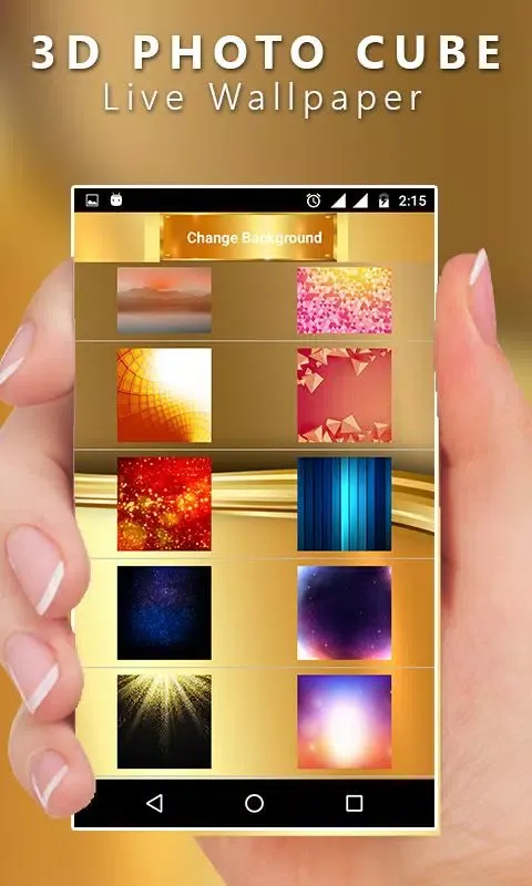 3D Cube Live Wallpaper Screenshots