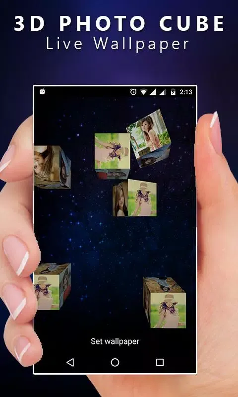 3D Cube Live Wallpaper Screenshots