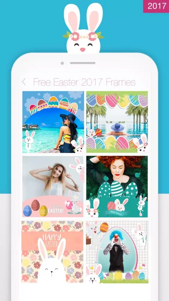 Tangkapan skrin Happy Easter Photo Frame 2017