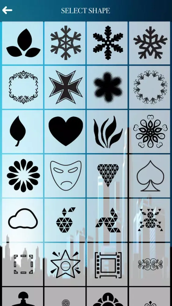 Capturas de tela do InstaBlury - blur background shape photo effect