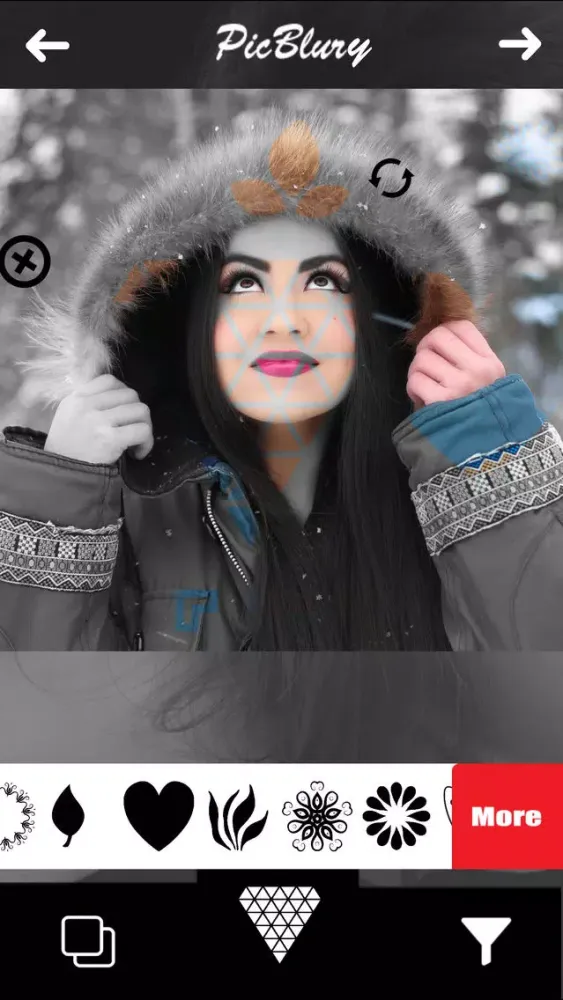 Picblury - Blur Shape Photo Effect Ekran Görüntüleri