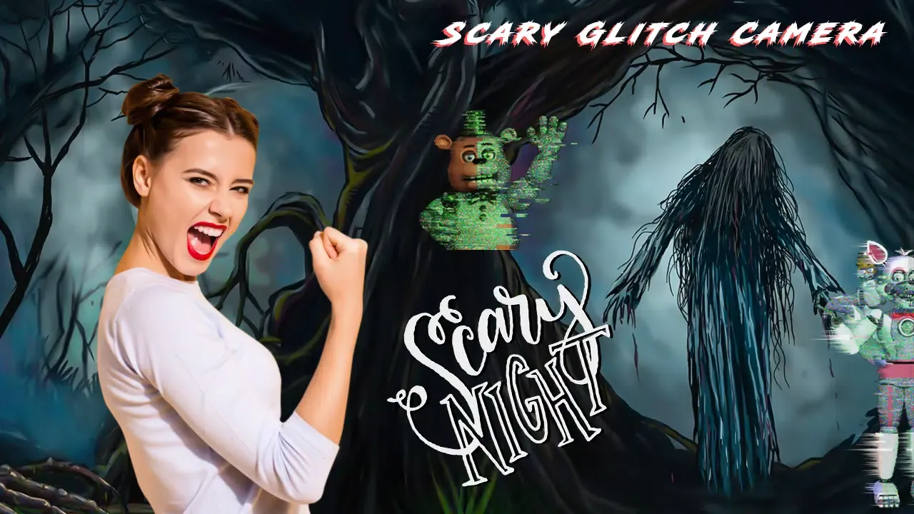 Capturas de tela do Scary Glitch Ghost In My Photo