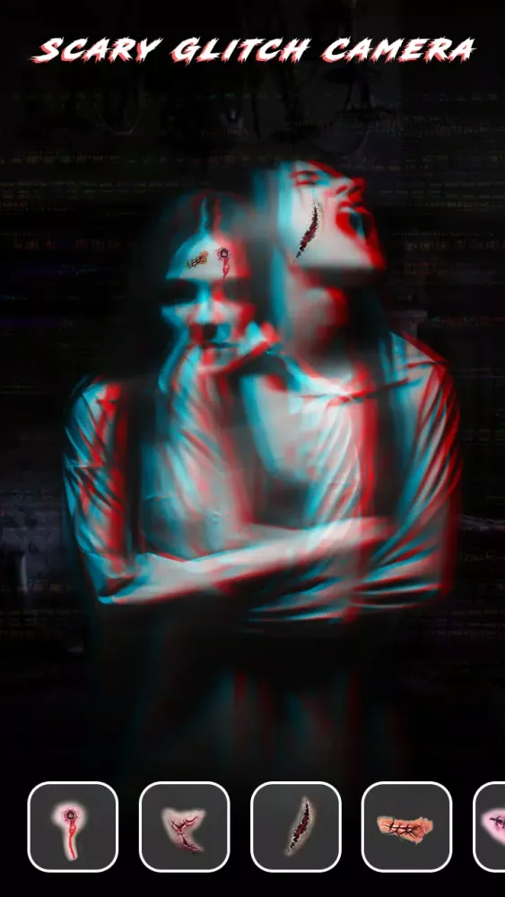 Capturas de tela do Scary Glitch Ghost In My Photo