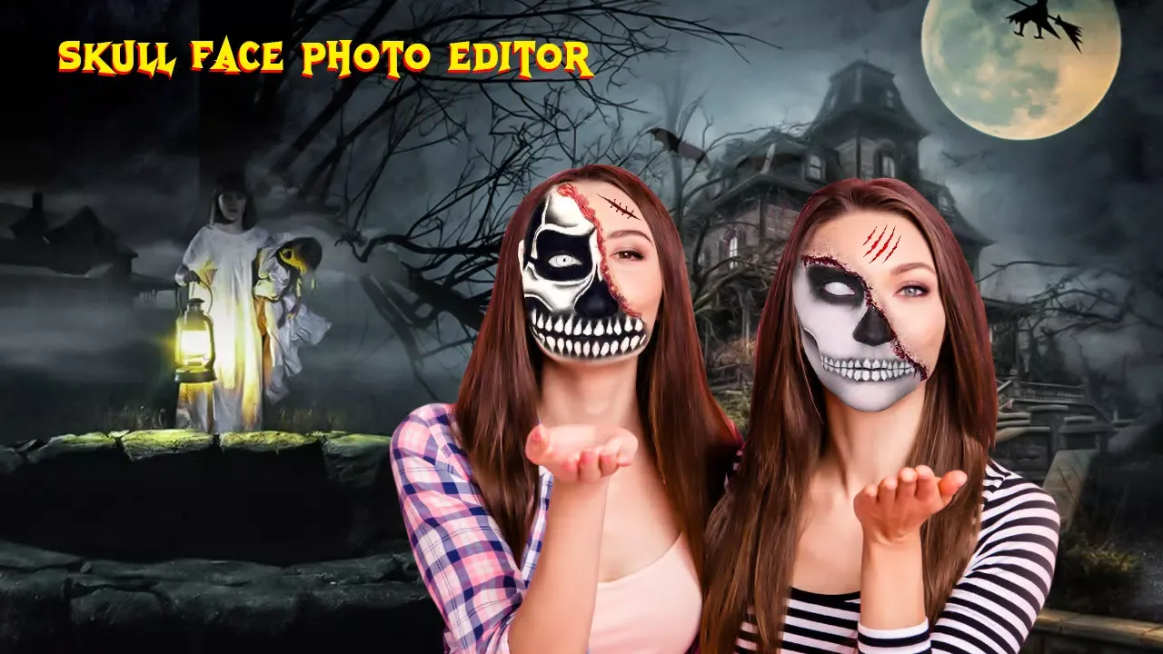 Skull Face Photo Editor Pro应用截图