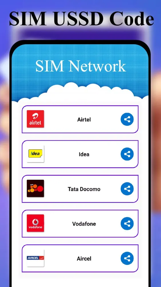 Tangkapan layar All SIM Network USSD Code