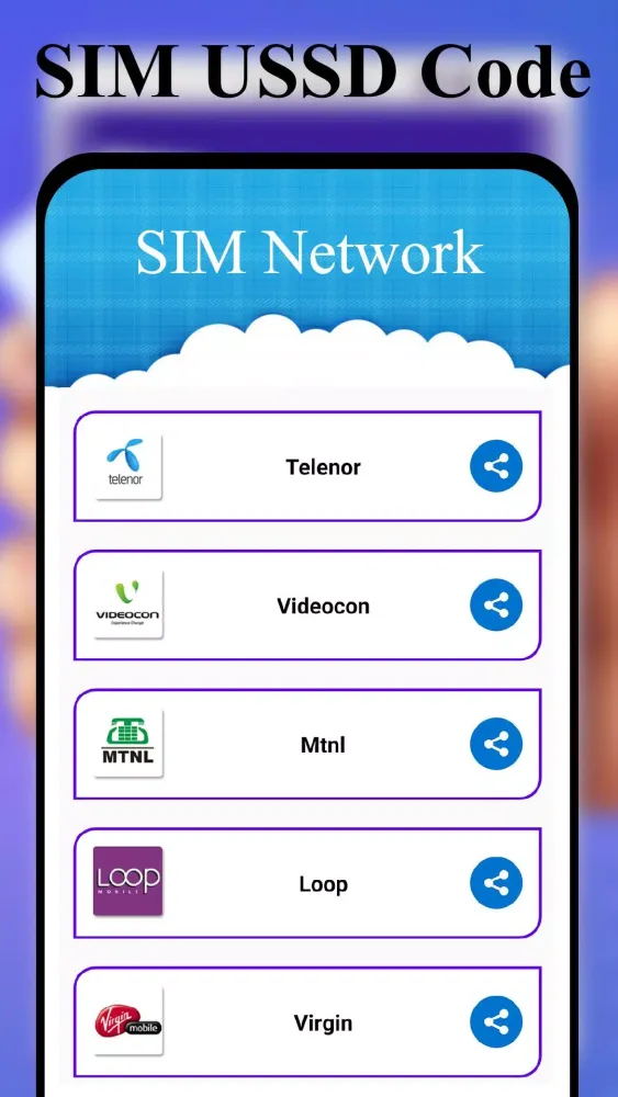 Tangkapan layar All SIM Network USSD Code