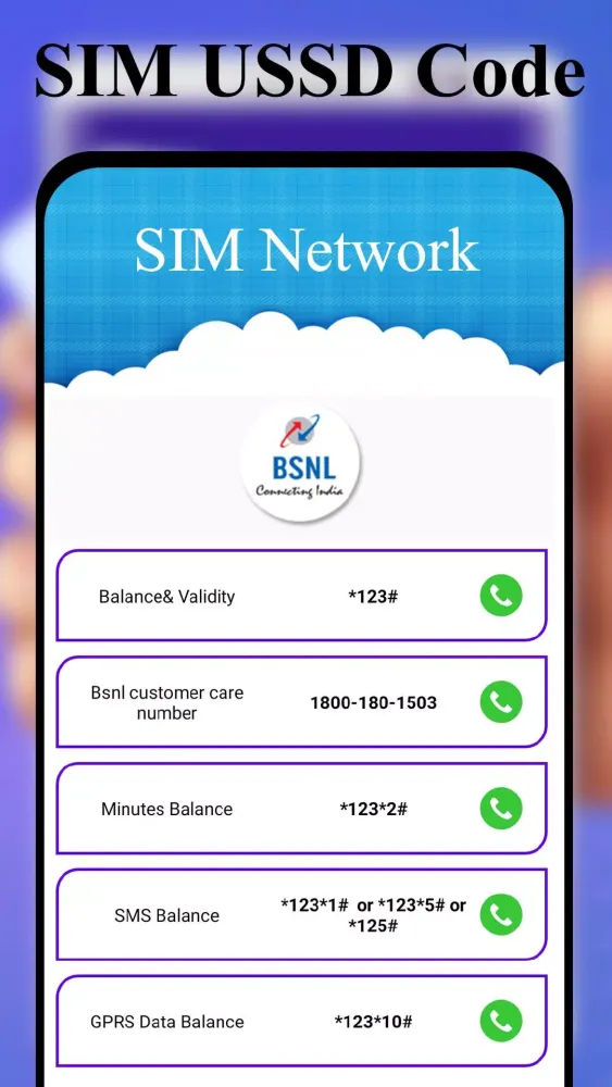 Tangkapan layar All SIM Network USSD Code