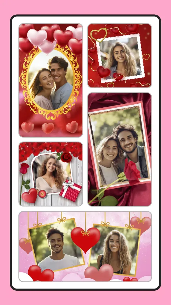 Captures d'écran de Photo frame app, collage maker