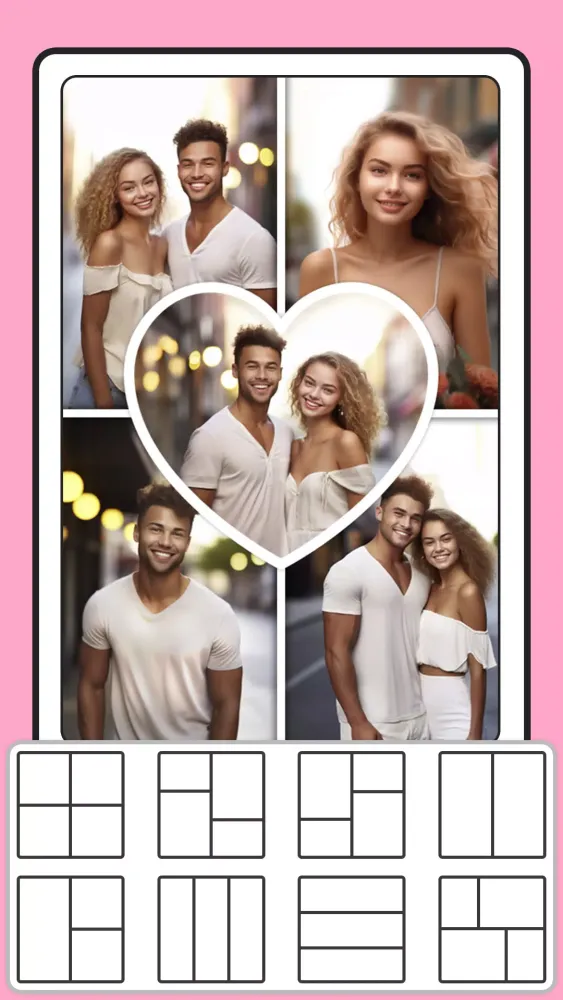 Captures d'écran de Photo frame app, collage maker