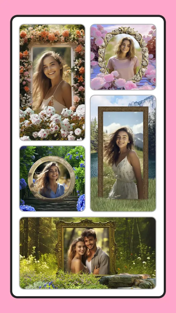 Captures d'écran de Photo frame app, collage maker