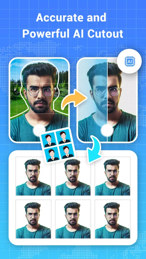 ภาพหน้าจอของ ID Photo: Passport Photo Maker