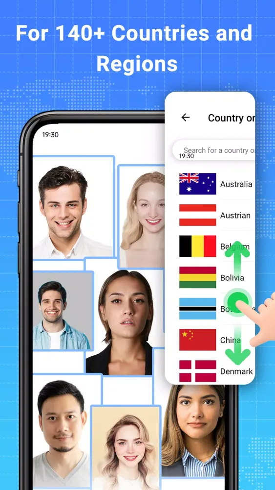 ภาพหน้าจอของ ID Photo: Passport Photo Maker